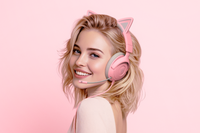 Razer Kraken Kitty V3 X Wired Gaming Headset, Quartz product image