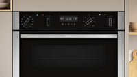 NEFF N50 U2ACH7AN7B built-in double oven in Stainless Steel