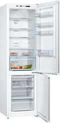 Bosch KGN392WEBG Series 4 freestanding fridge freezer in White