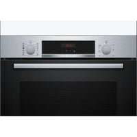 Series 4 Built-in oven with added steam function 60 x 60 cm Stainless steel | HQA574BS3B Bosch Oven Euronics Ireland