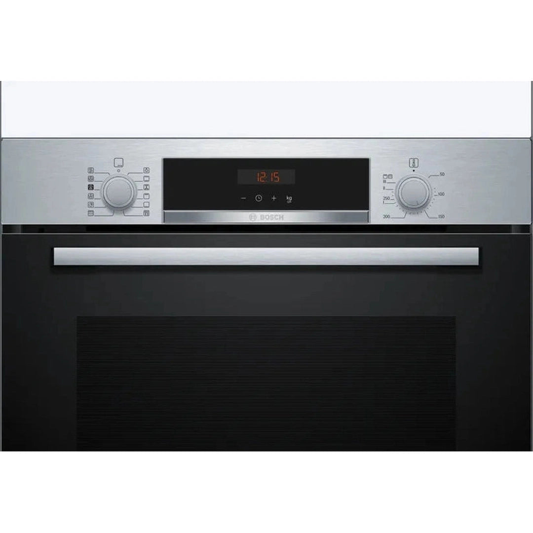 Series 4 Built-in oven with added steam function 60 x 60 cm Stainless steel | HQA574BS3B Bosch Oven Euronics Ireland