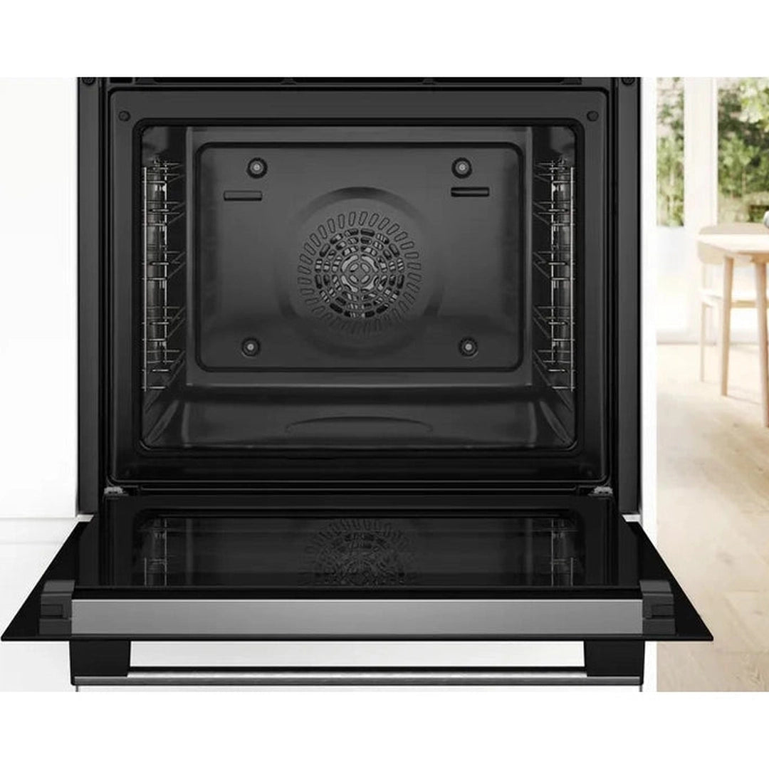Series 4 Built-in oven with added steam function 60 x 60 cm Stainless steel | HQA574BS3B Bosch Oven Euronics Ireland