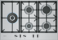 NEFF N 70 T27CIS8N0 75cm 5 burner gas hob in Stainless Steel