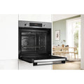 Series 4 Built-in oven with added steam function 60 x 60 cm Stainless steel | HQA574BS3B Bosch Oven Euronics Ireland