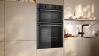 NEFF N50 U1ACE2AG3B built-in double oven in Graphite-Grey