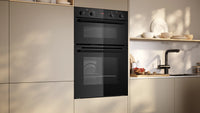NEFF N30 U1DCC0AK3B built-in double oven in Black