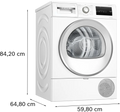 Bosch Series 4 8 kg Heat Pump Tumble Dryer | WTH85224GB