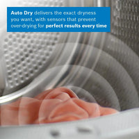 Bosch Series 4 Heat pump tumble dryer 8 kg White | WTH85225GB Bosch Tumble Dryer Euronics Ireland