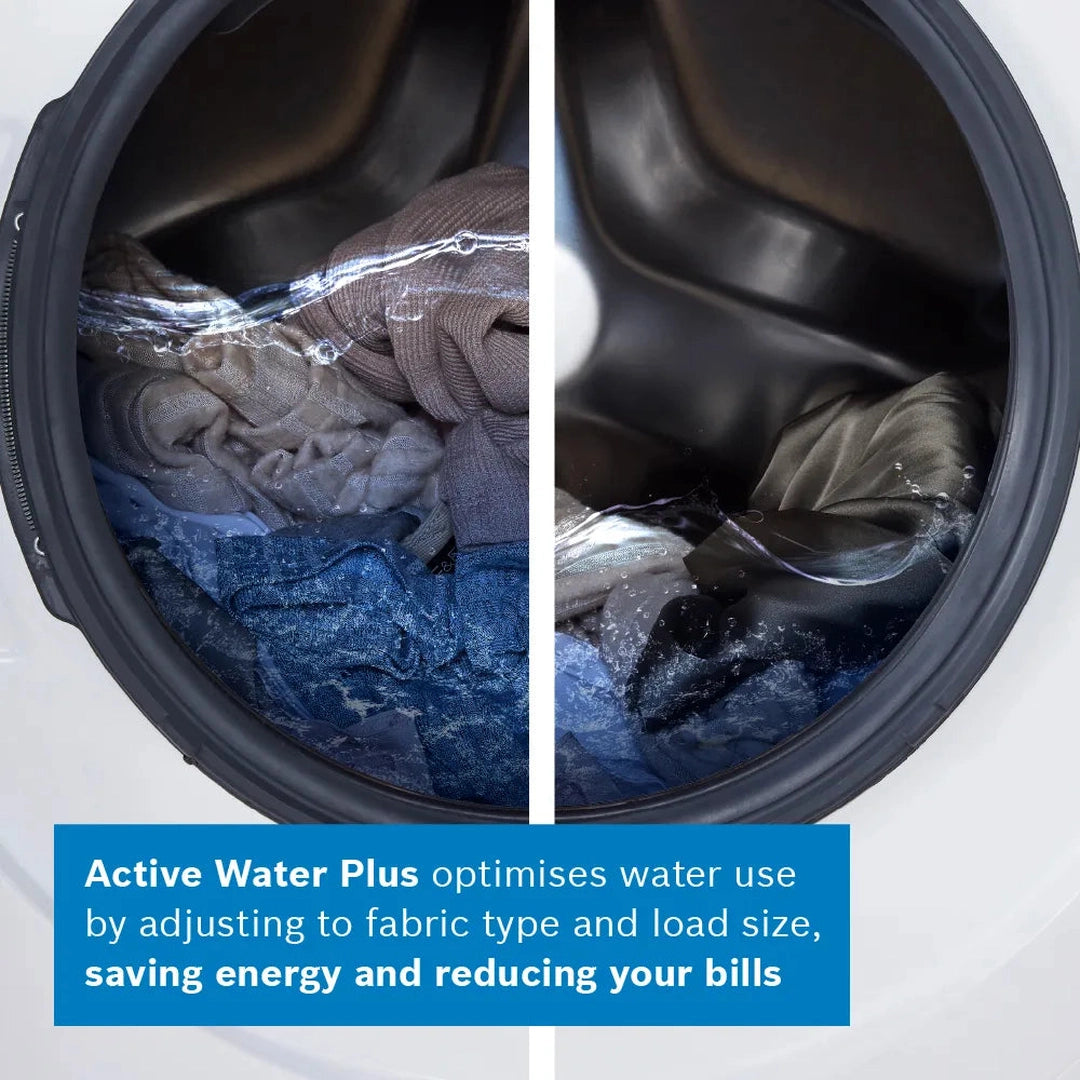 Bosch Series 6 Washing machine, front loader 9kg 1400 rpm - White | WGG24400GB Bosch Washing Machine Euronics Ireland