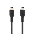 Belkin BoostCharge Braided USB-C to USB-C Cable 60W 1m Black product image