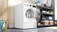 Bosch WQG24500GB Series 6 9kg heat pump tumble dryer in White
