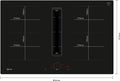 NEFF N 70 V58NHQ4L0 80cm Induction Hob with Integrated Ventilation System in Black