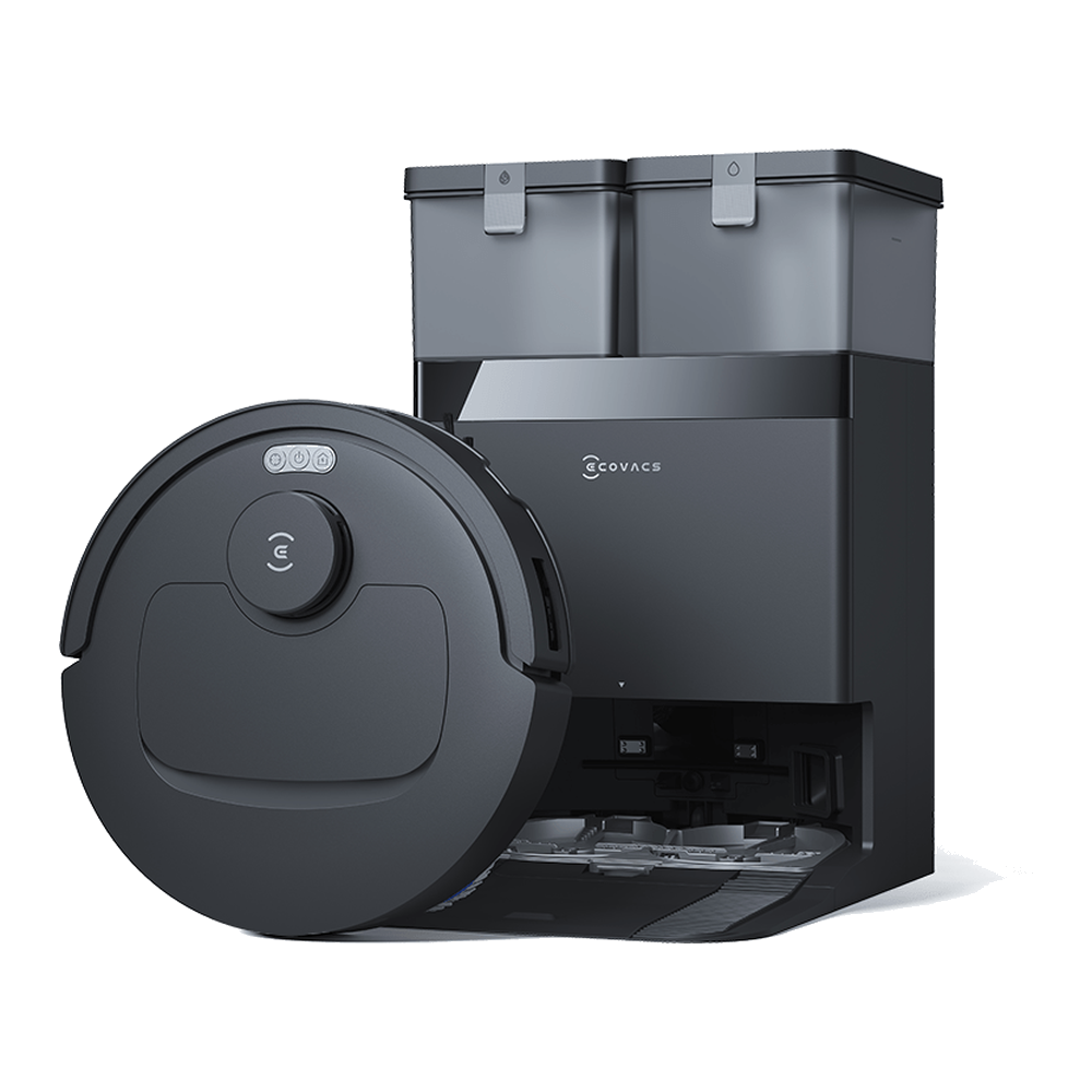 Ecovacs DEEBOT T30e OMNI Robot Vacuum and Mop - Black - robot and OMNI station