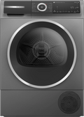 Bosch WQH246DRIE Series 6 9kg heat pump tumble dryer in Cast Iron Grey