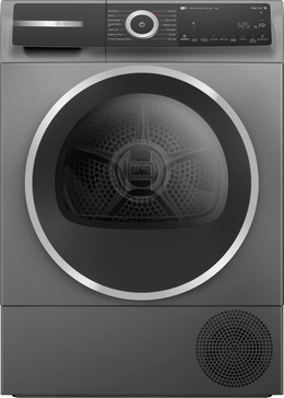 Bosch Series 6 9kg Heat Pump Tumble Dryer - Cast Iron Grey | WQH246DRIE