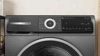 Bosch WQH246DRIE Series 6 9kg heat pump tumble dryer in Cast Iron Grey