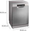 Bosch SMS6TCI02G Series 6 freestanding 60cm dishwasher in Brushed Steel Anti-Fingerprint