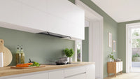 Bosch Series 4 80cm built-in integrated design cooker hood with clear glass canopy in Matt Black