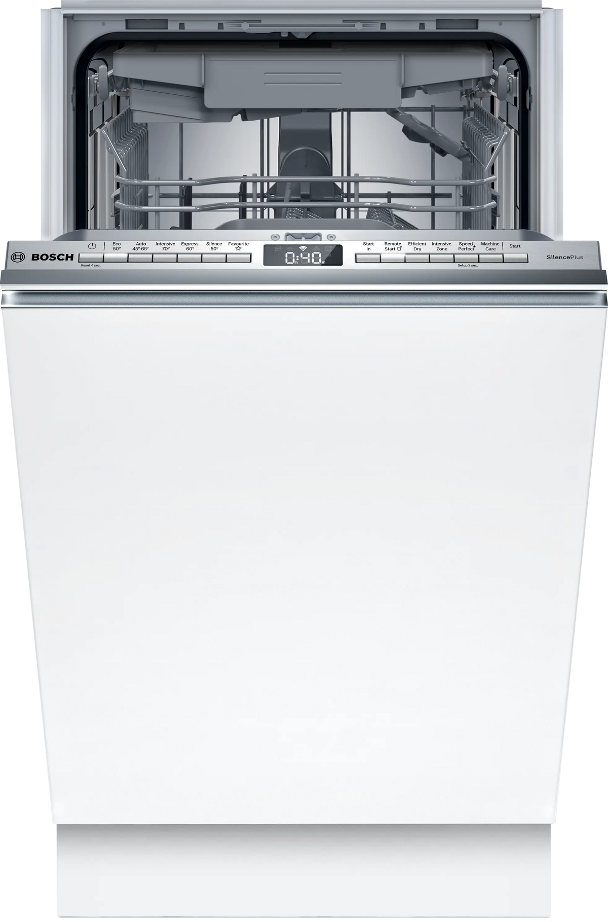 Bosch SPV4EMX17G Series 4 fully integrated 45cm slimline dishwasher