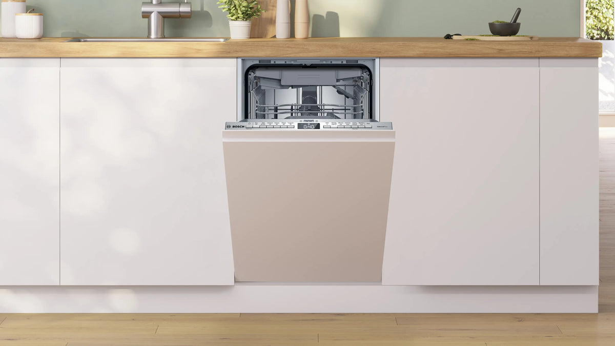Bosch SPV4EMX17G Series 4 fully integrated 45cm slimline dishwasher