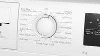 Bosch WTH85225IE Series 4 8kg heat pump tumble dryer in White