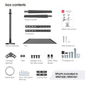 One For All Table Top TV Stand – 32-70", Swivel & Height Adjust