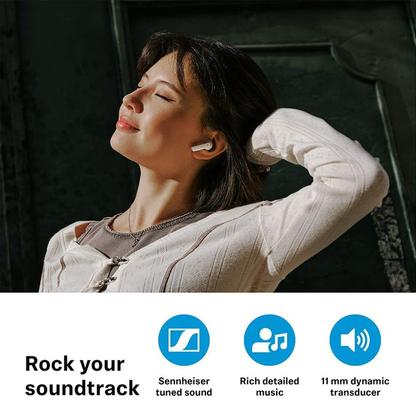 Sennheiser ACCENTUM Open Wireless Earbuds – Cream | 700446