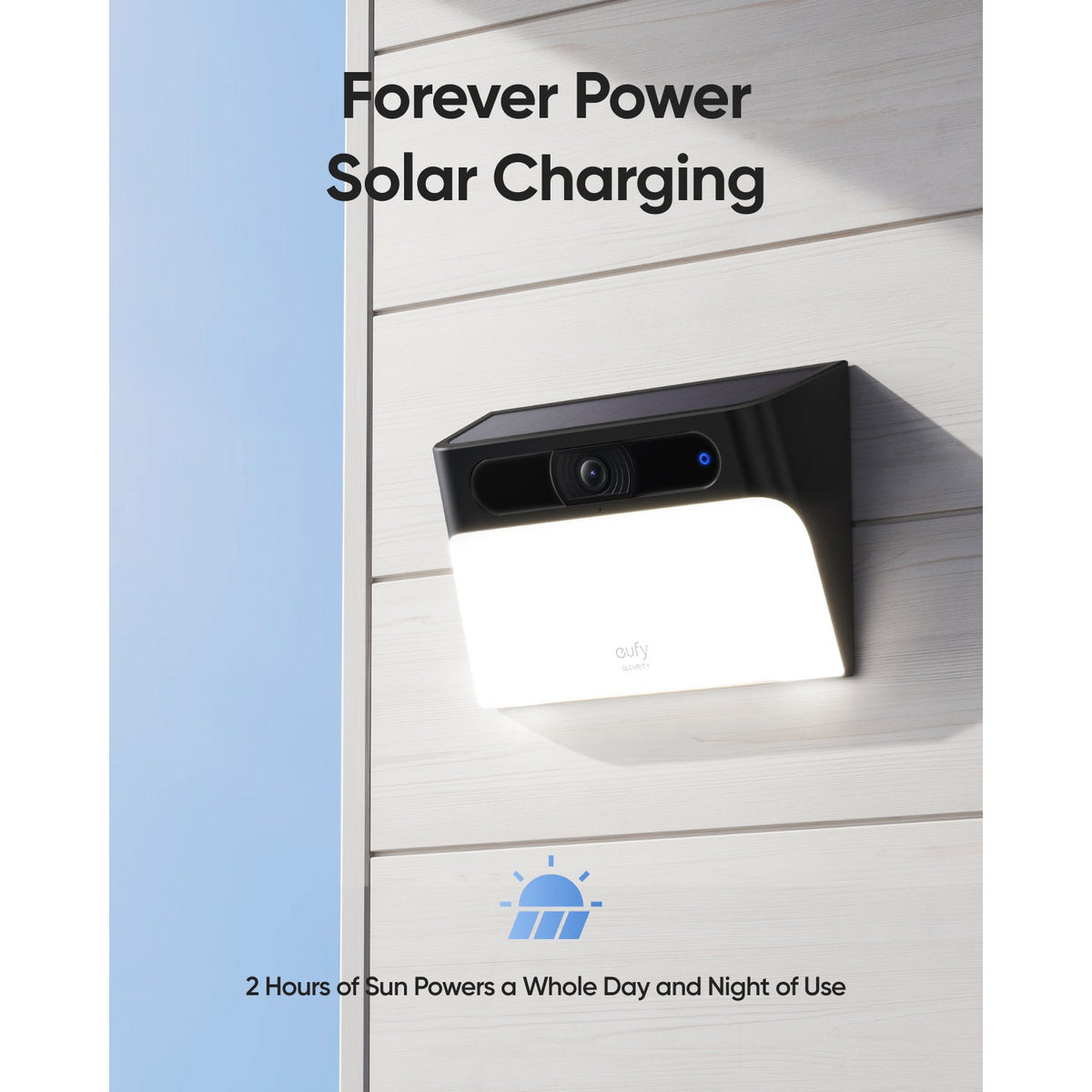 Eufy Solar Wall Light Cam S120 2K Smart Camera – view 3