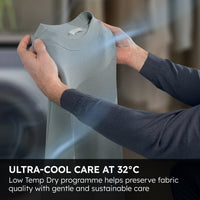 Haier X Series 5 9kg Heat Pump Tumble Dryer - Graphite - Low Temp Dry at 32°C