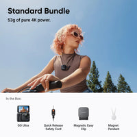 Insta360 GO Ultra 4K Wearable Action Camera Black | CINSABEA