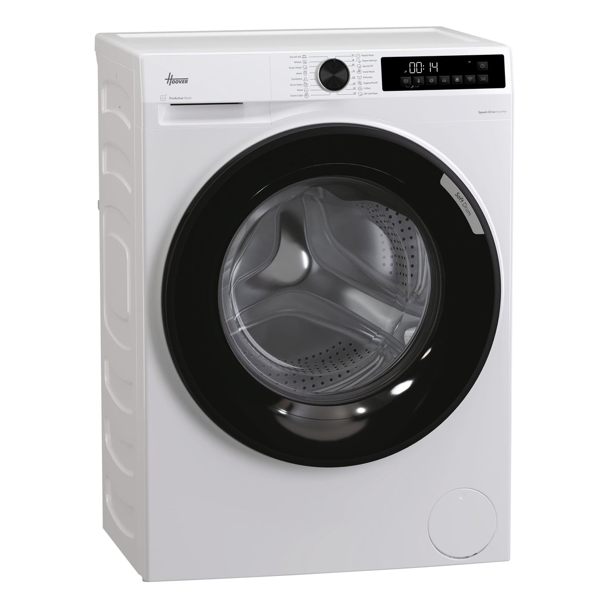 Hoover Pro Wash Series 3 9kg 1400rpm Washing Machine - White - angled view