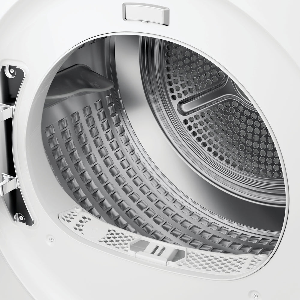 Hoover Pro Dry Series 3 9kg Heat Pump Tumble Dryer - White - drum and filter