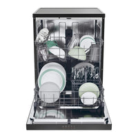 Hoover Black 13 Place Free Standing Dishwasher | HF3C7L0B-80