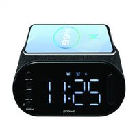 Groov-e Atlas II Bluetooth Alarm Clock Radio Black - official product image