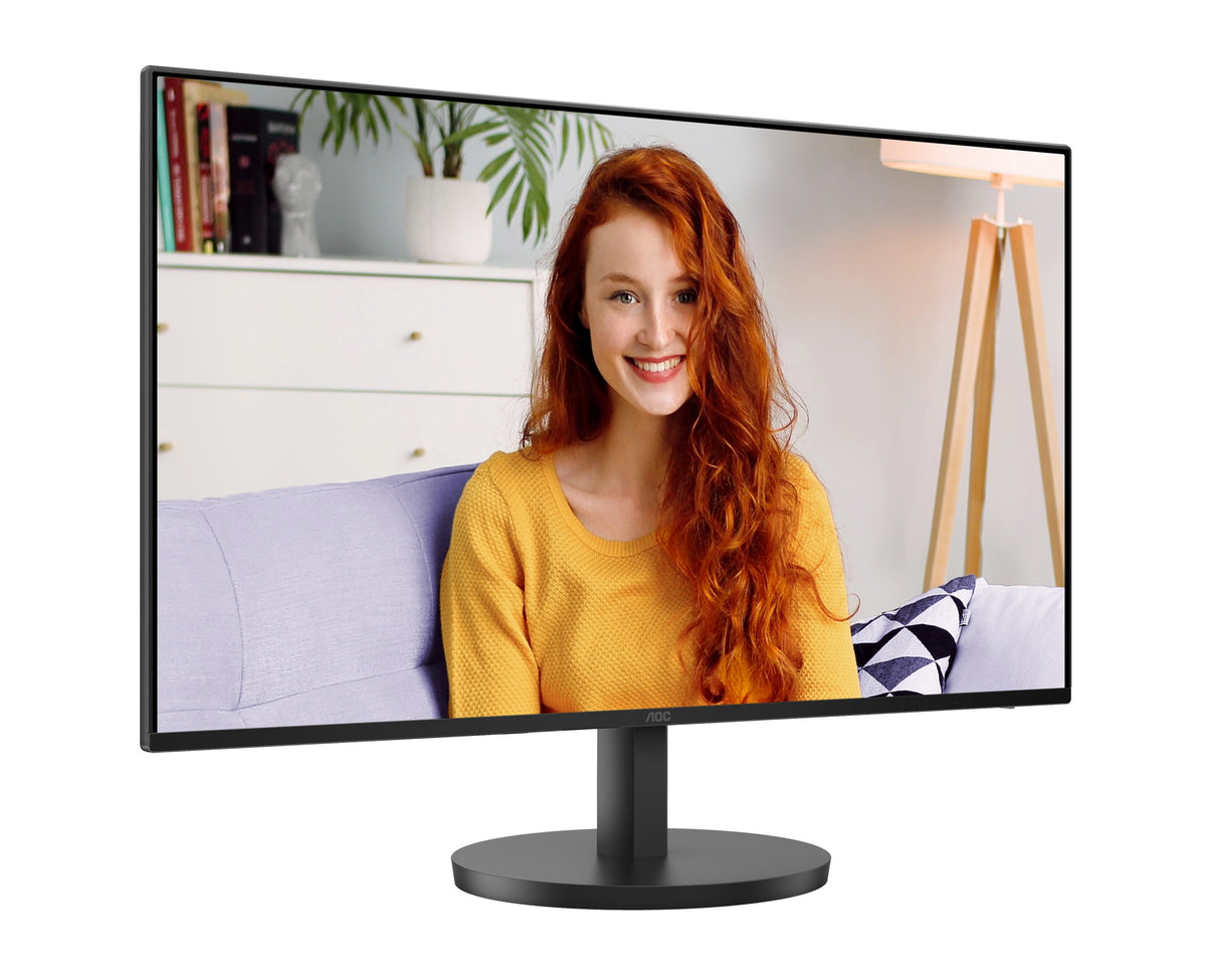 AOC 27B3HA2 27" Full HD IPS 100Hz Monitor with Speakers - angled view