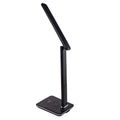 Groov-e Ares LED Desk Lamp with Wireless Charging and Clock Black - official product image
