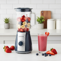 Morphy Richards Total Control Blender 600W 1.5L Black & Silver product image