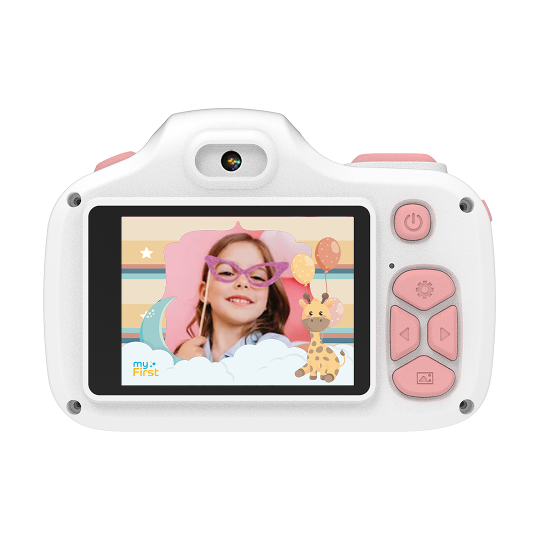myFirst Camera 3 - 16MP Kids Camera with Dual Lens & Selfie Mode - Pink | 256-FC2003SA-PK01