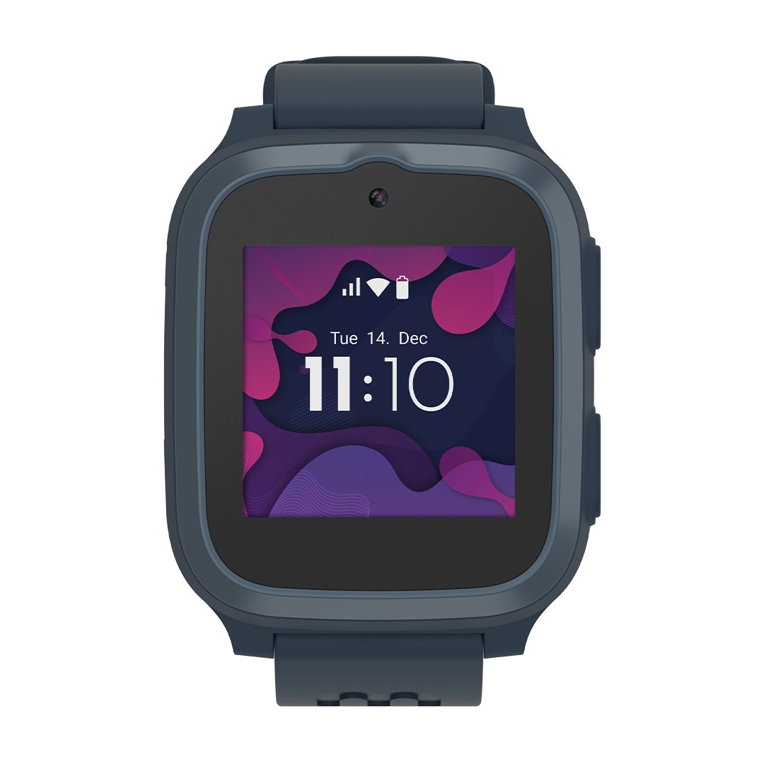 myFirst Fone S3 - 4G Kids Smart Watch with 1.4" Round AMOLED & GPS - Space Blue (APAC/EU) | 256-KW1401SA-SB02