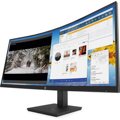 HP 34" M34d WQHD Curved Monitor | 3B1W4AA#ABU HP Monitor Euronics Ireland