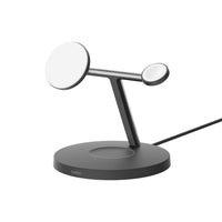 Belkin BoostCharge Pro 3-in-1 Wireless Charging Stand with Qi2 15W Black product image