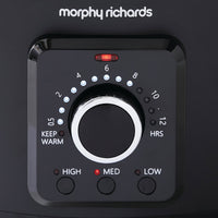 Morphy Richards Slow Cooker Easy Time 6.5L Black product image