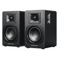 Audio-Technica AT-SP3X black powered speakers front view