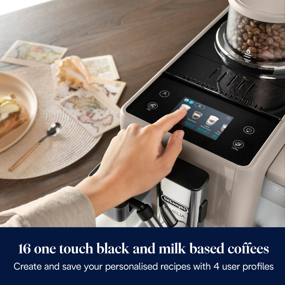 De’Longhi Rivelia Bean-to-Cup Coffee Machine – view 5