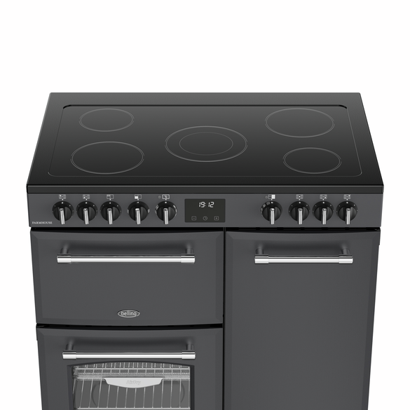 Belling Farmhouse 90 cm Electric Ceramic Range Cooker | FH90EANT