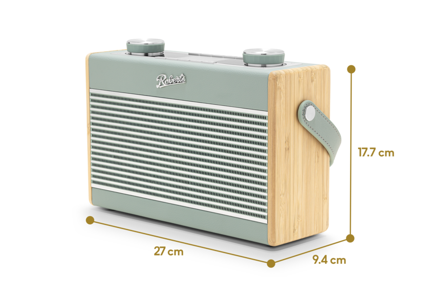 Roberts Rambler Max DAB+/FM/Internet Smart Radio in Duck Egg