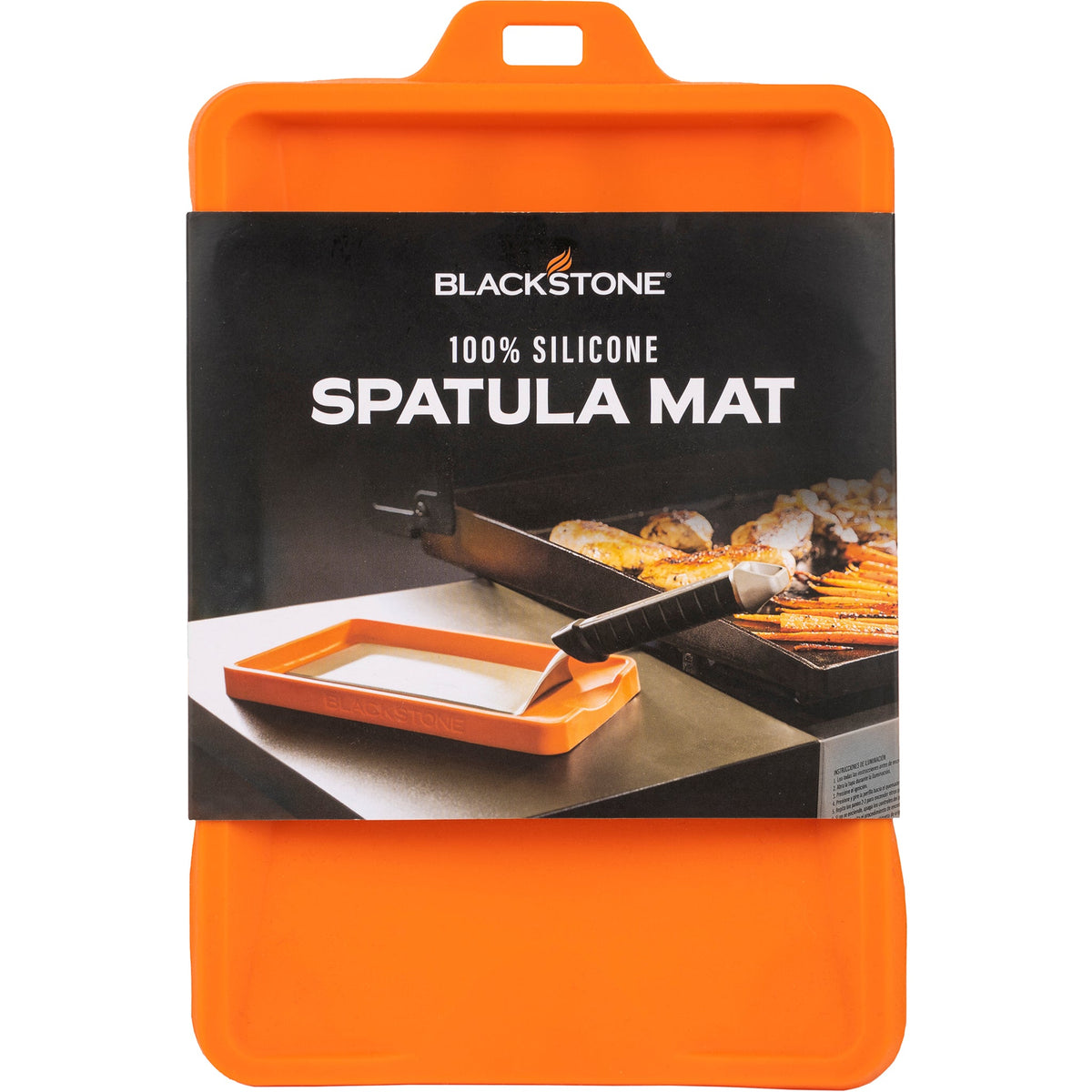 Blackstone Silicone Spatula Mat - Orange - mat in retail packaging
