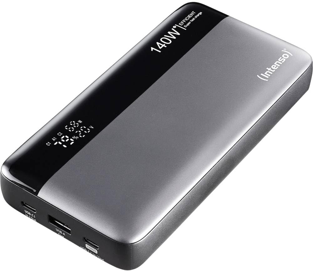 Intenso HE25000 25000mAh 140W Laptop Power Bank - Grey - view 2