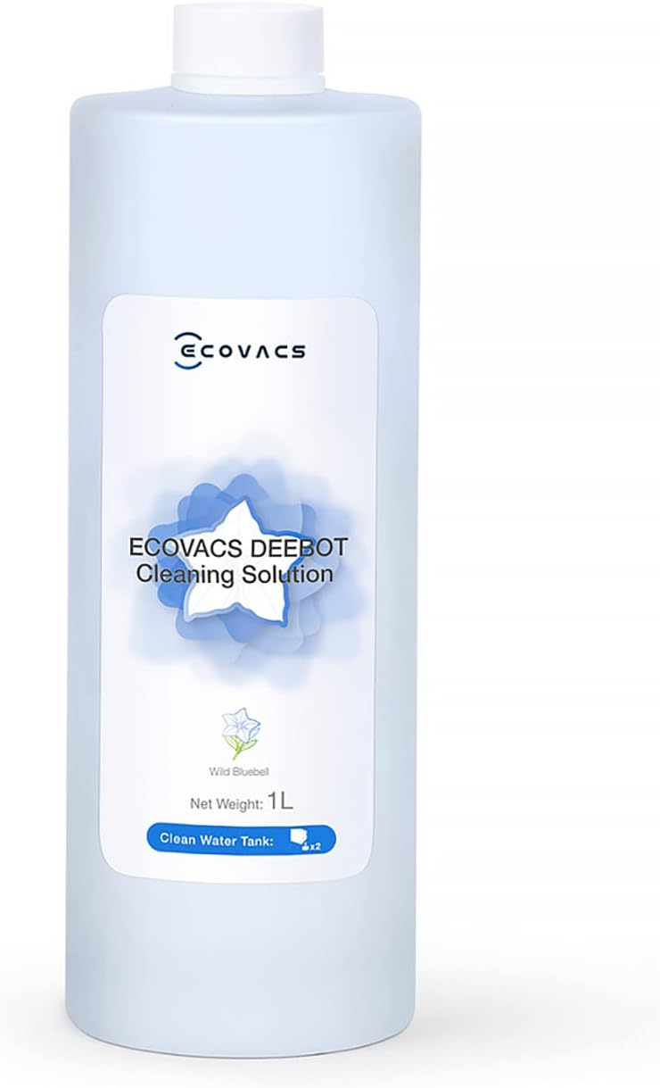 Ecovacs DEEBOT Cleaning Solution 1L - Floor Cleaning for OZMO Mopping System | 270-D-SO01-0019