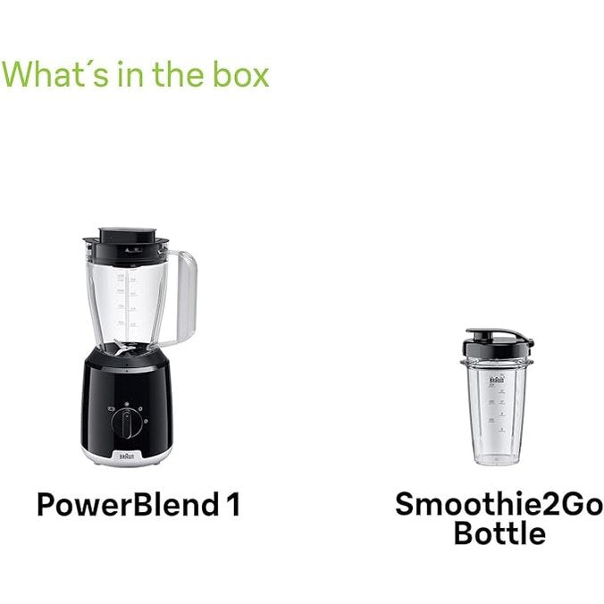 Braun PowerBlend 1 Jug Blender | JB1051BK